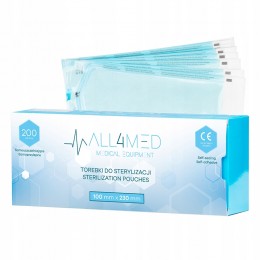 Sterilizācijas maisiņi 100mm x 230 mm 200pcs