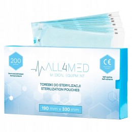 Sterilizācijas maisiņi 190mm x 330mm 200pcs