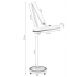 LED lampa, ELEGANTE 801-S, ar statīvu, balta